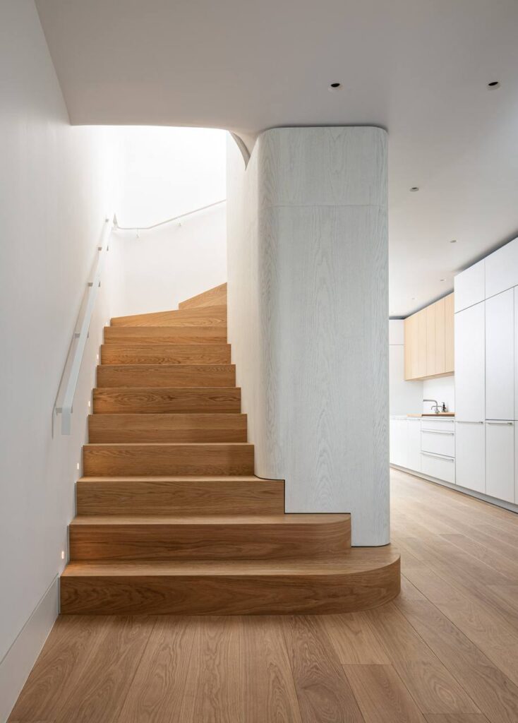 Wooden stairs