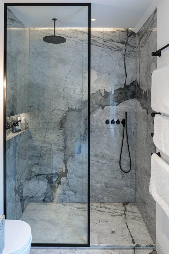 Walk in shower